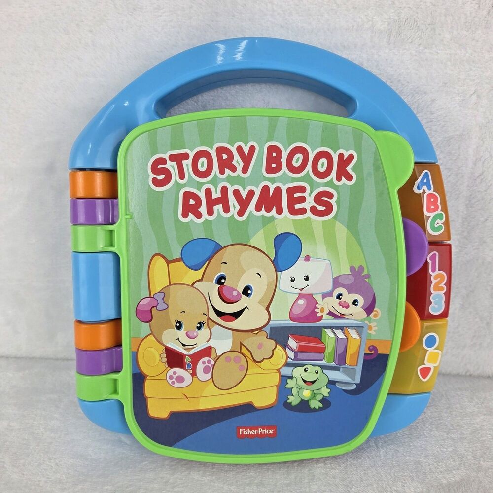 Fisher Price Storybook Rhymes Learning Book Interactive Toy Tested Working